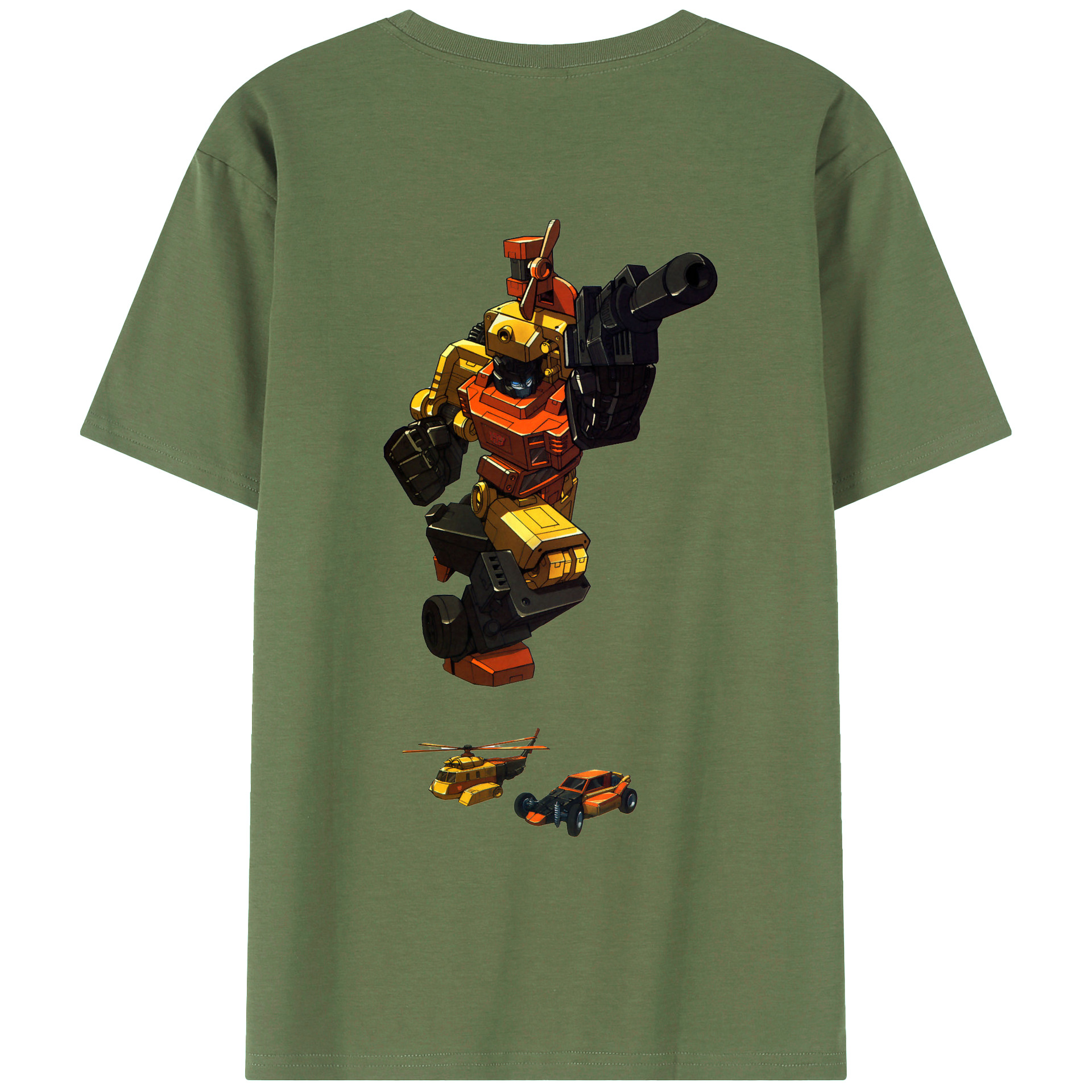 （画像用）  綿100％ メンズ半袖Tシャツ（バックプリント） 通気性